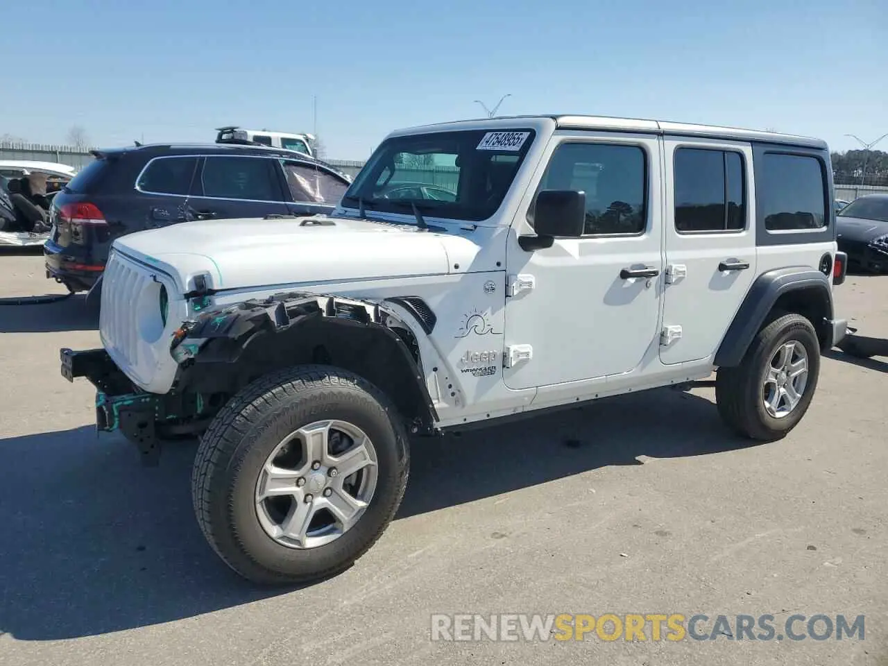 1 fotografías del automóvil dañado 1C4HJXDNXMW510101 JEEP WRANGLER 2021