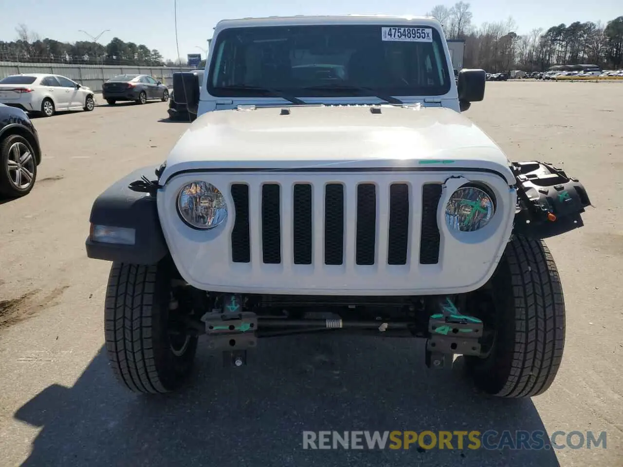5 fotografías del automóvil dañado 1C4HJXDNXMW510101 JEEP WRANGLER 2021