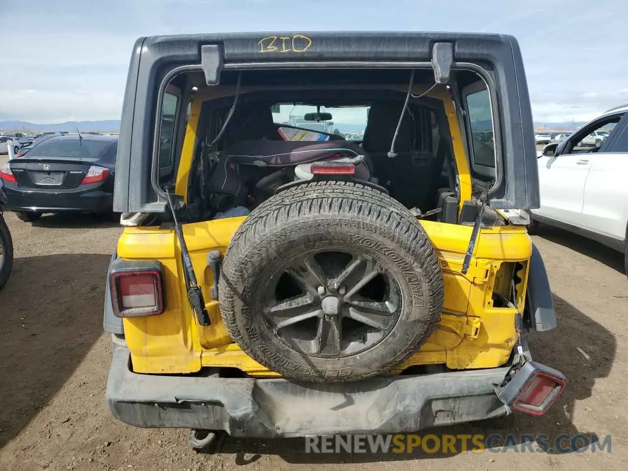 6 fotografías del automóvil dañado 1C4HJXDNXMW583243 JEEP WRANGLER 2021