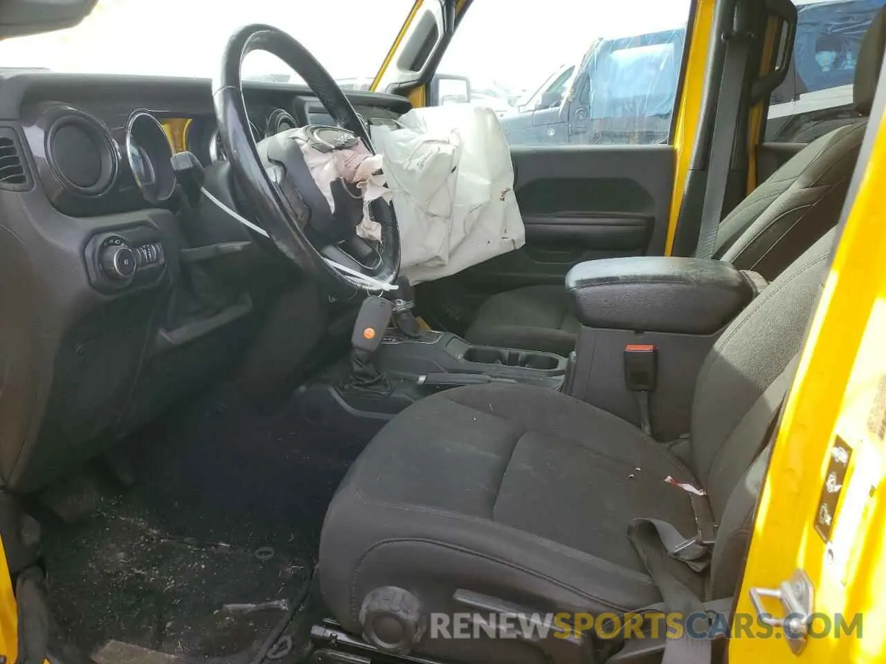 7 fotografías del automóvil dañado 1C4HJXDNXMW583243 JEEP WRANGLER 2021