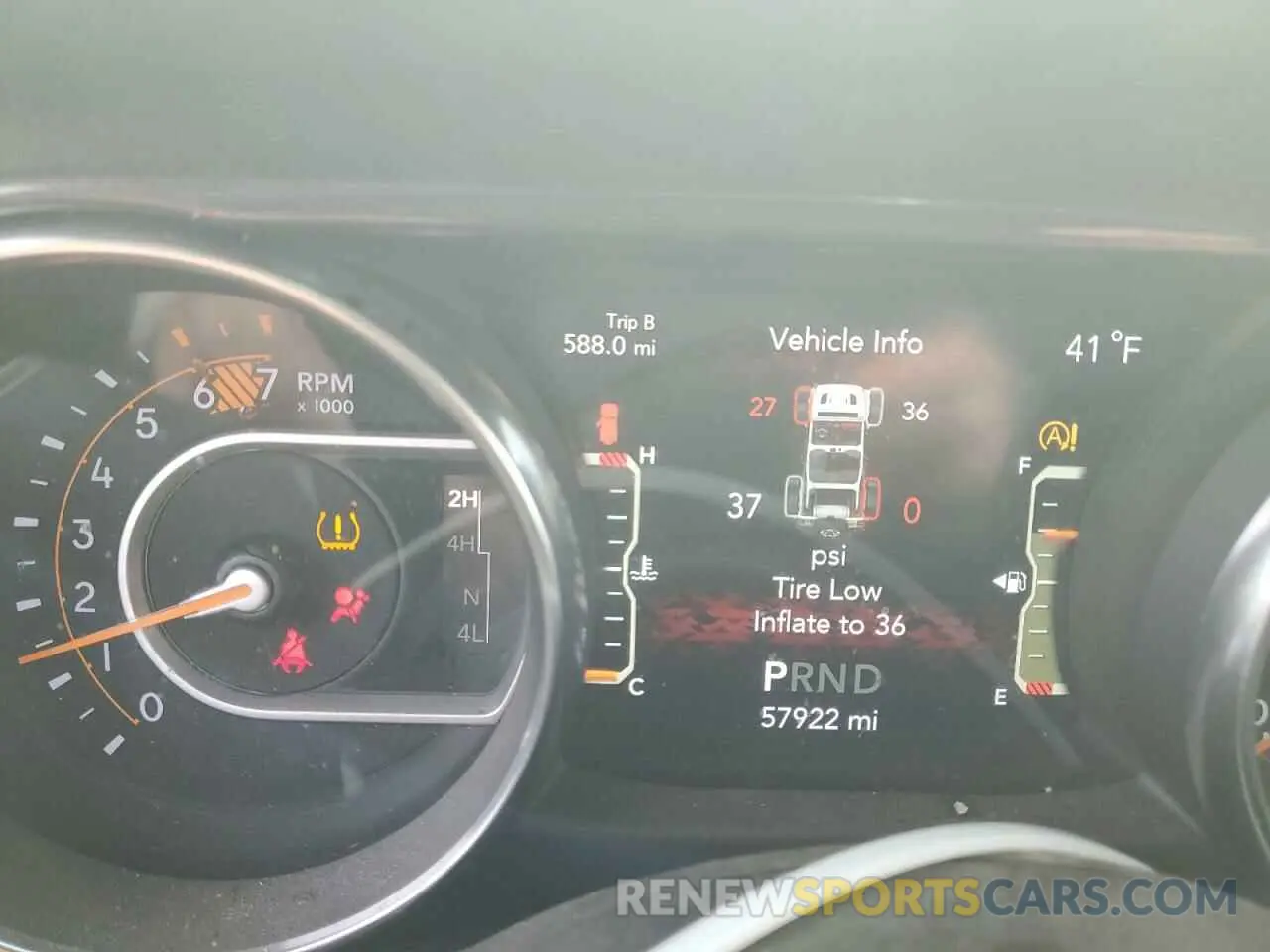 9 fotografías del automóvil dañado 1C4HJXDNXMW583243 JEEP WRANGLER 2021
