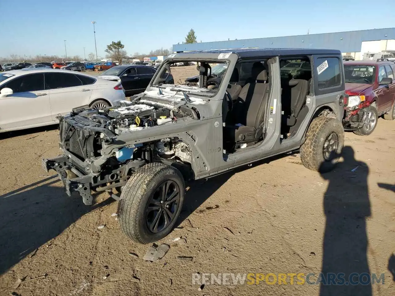 1 fotografías del automóvil dañado 1C4HJXDNXMW630366 JEEP WRANGLER 2021