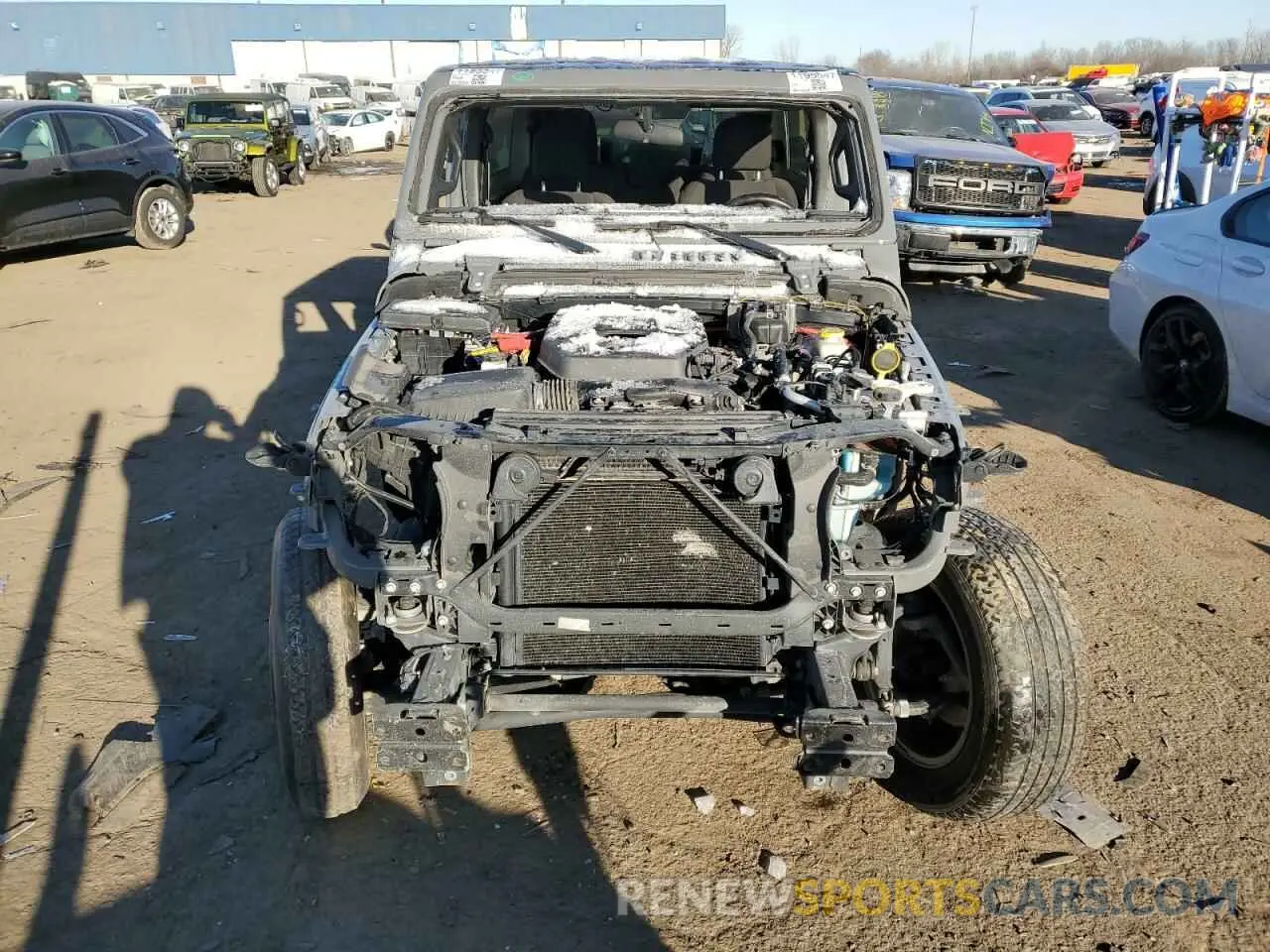 5 fotografías del automóvil dañado 1C4HJXDNXMW630366 JEEP WRANGLER 2021