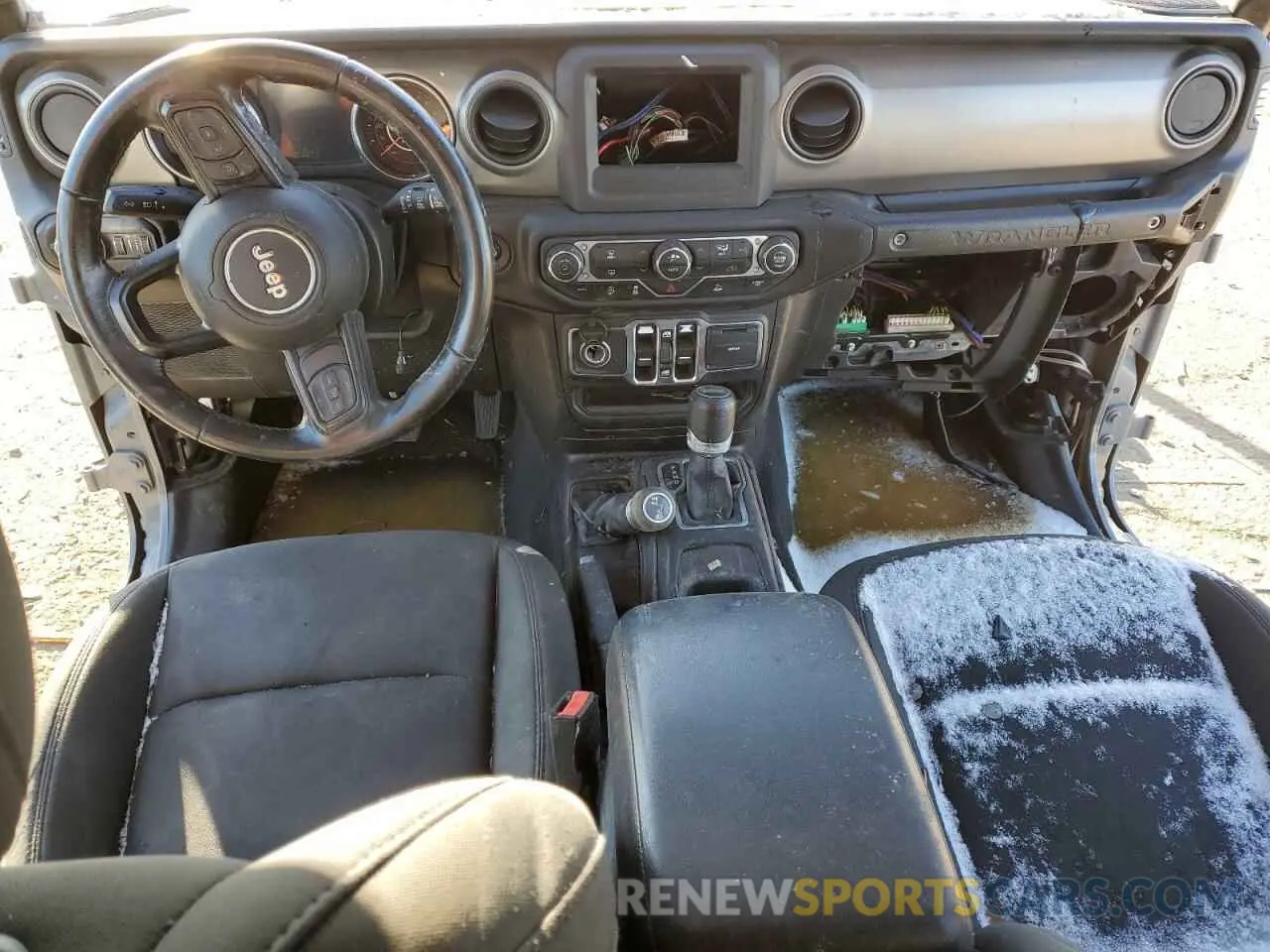 8 fotografías del automóvil dañado 1C4HJXDNXMW630366 JEEP WRANGLER 2021
