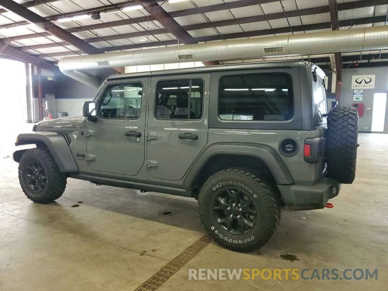 2 fotografías del automóvil dañado 1C4HJXDNXMW648849 JEEP WRANGLER 2021