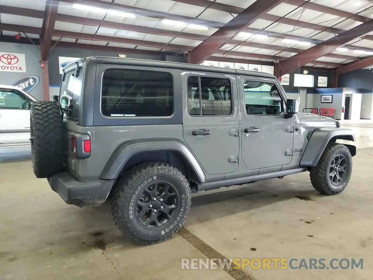 3 fotografías del automóvil dañado 1C4HJXDNXMW648849 JEEP WRANGLER 2021