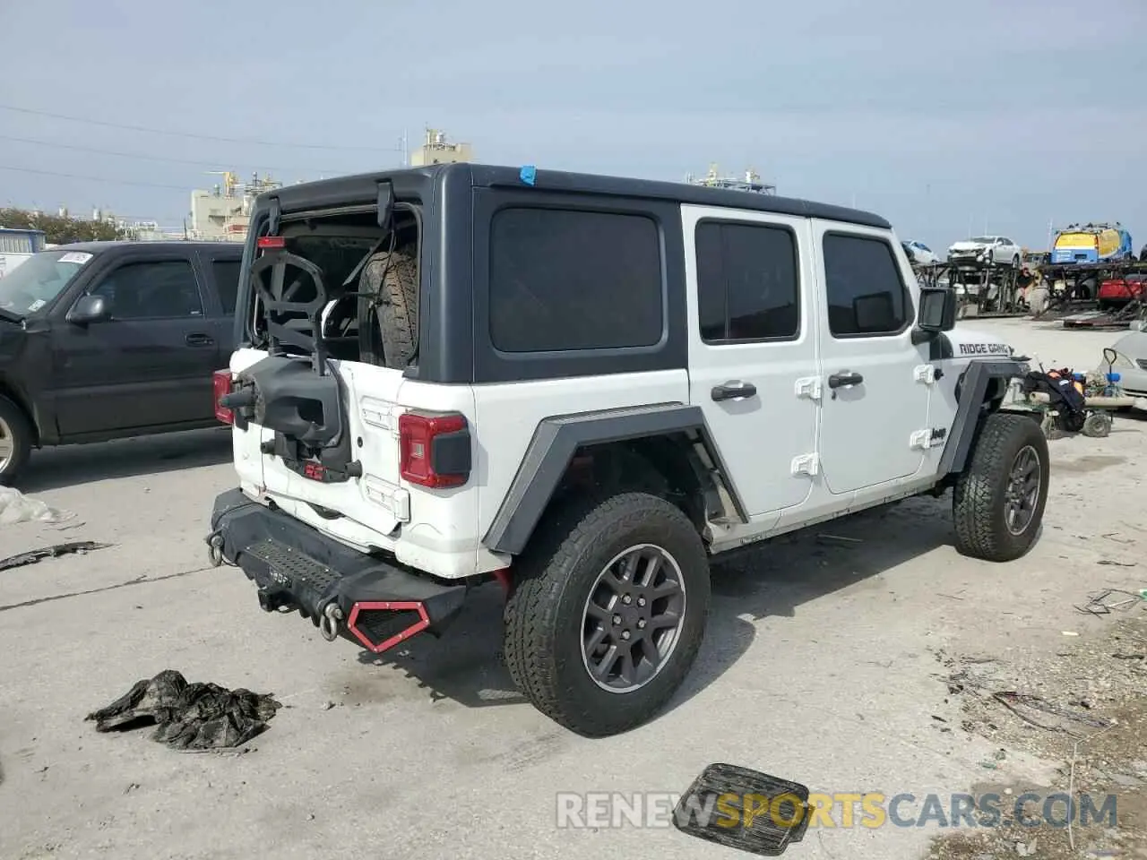 3 fotografías del automóvil dañado 1C4HJXDNXMW678692 JEEP WRANGLER 2021