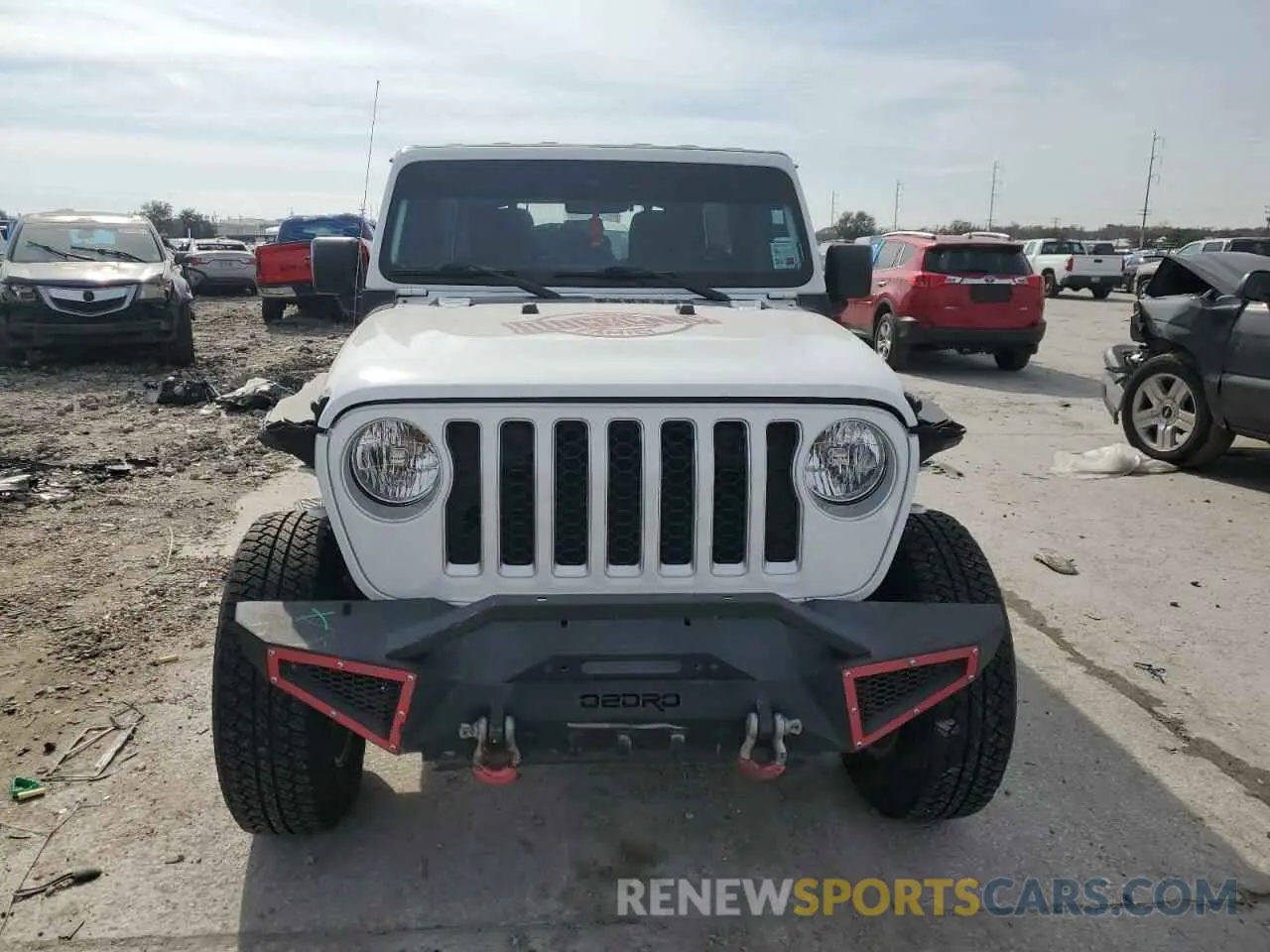 5 fotografías del automóvil dañado 1C4HJXDNXMW678692 JEEP WRANGLER 2021