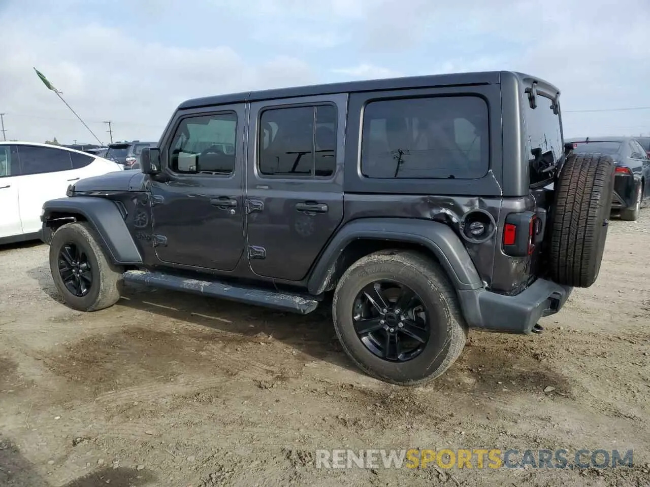 2 fotografías del automóvil dañado 1C4HJXDNXMW779537 JEEP WRANGLER 2021