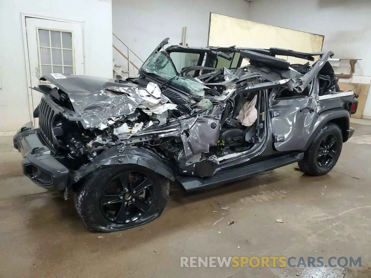 1 fotografías del automóvil dañado 1C4HJXEG0MW612247 JEEP WRANGLER 2021