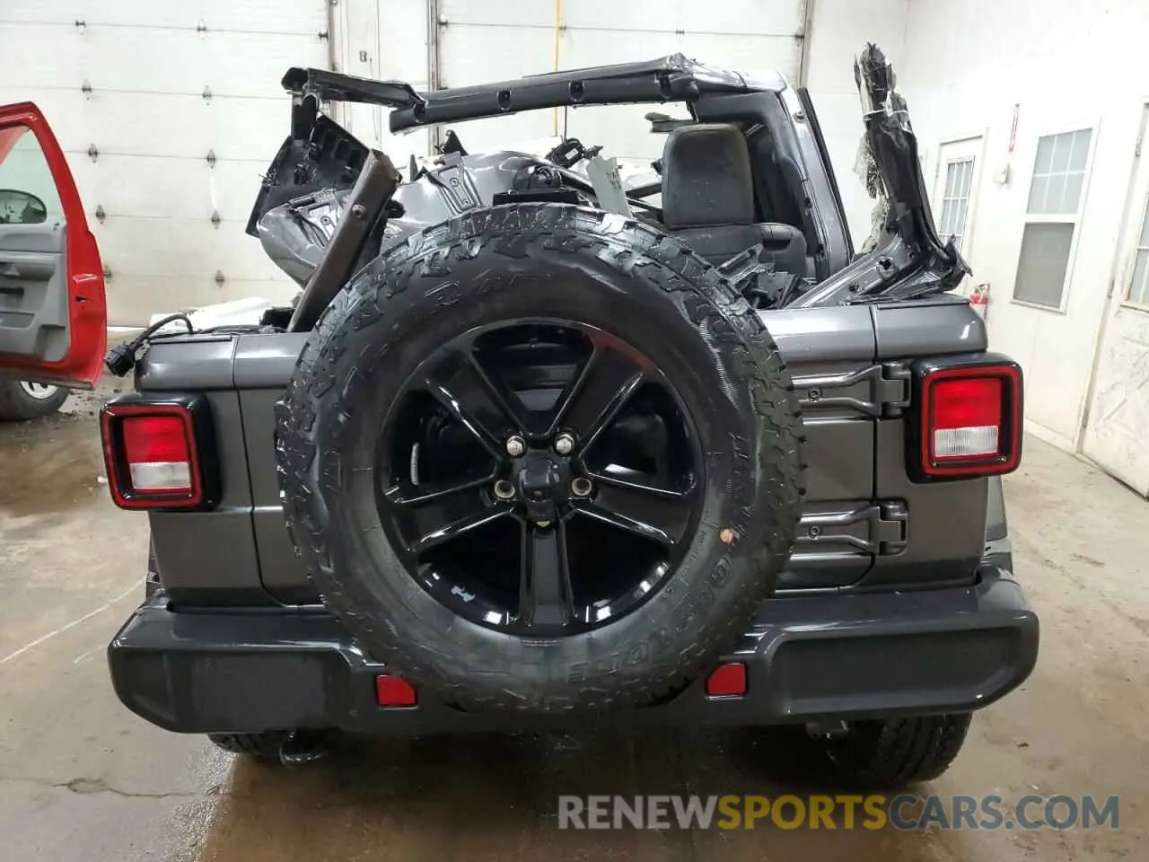 6 fotografías del automóvil dañado 1C4HJXEG0MW612247 JEEP WRANGLER 2021