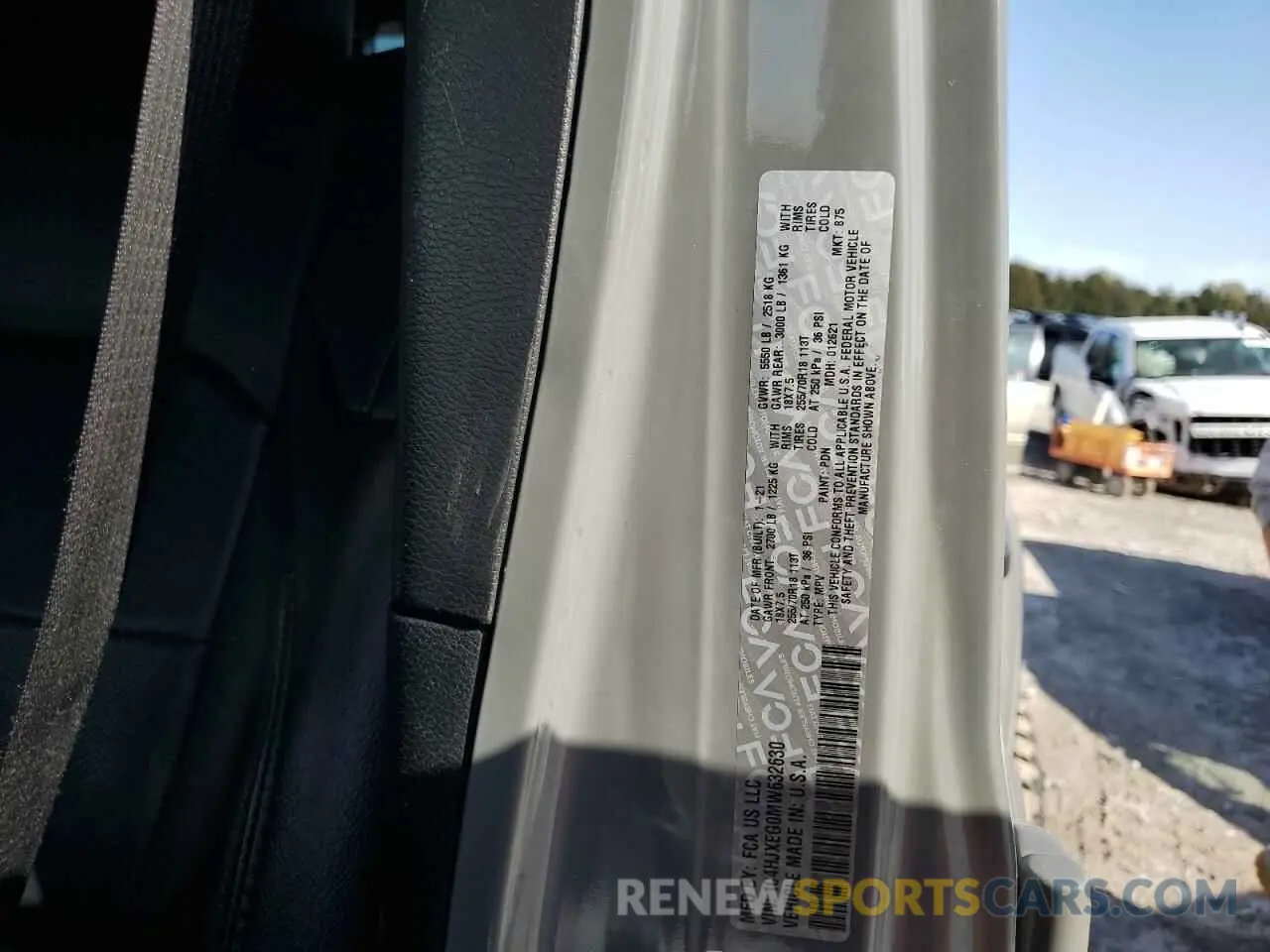 16 fotografías del automóvil dañado 1C4HJXEG0MW632630 JEEP WRANGLER 2021