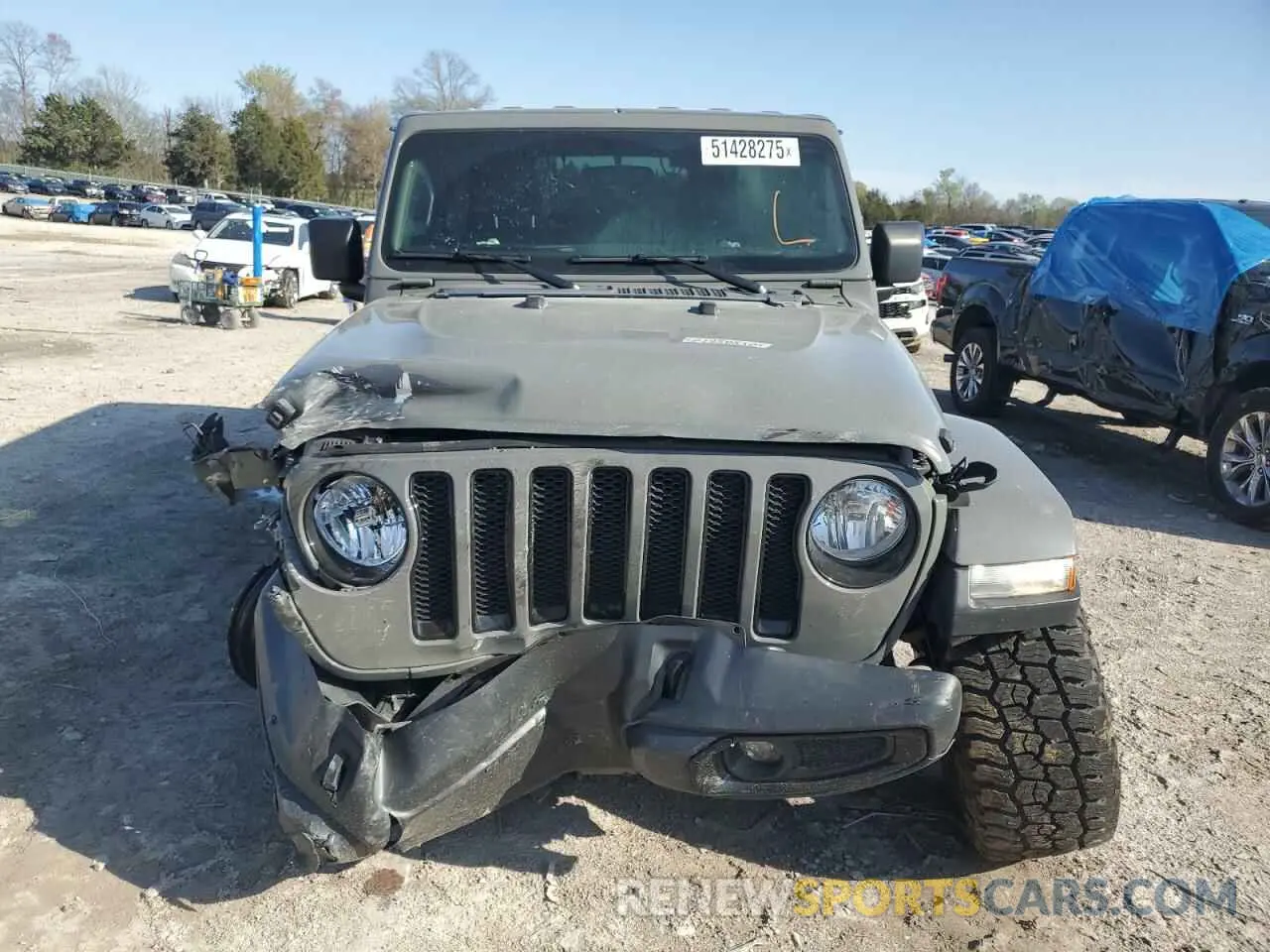5 fotografías del automóvil dañado 1C4HJXEG0MW632630 JEEP WRANGLER 2021