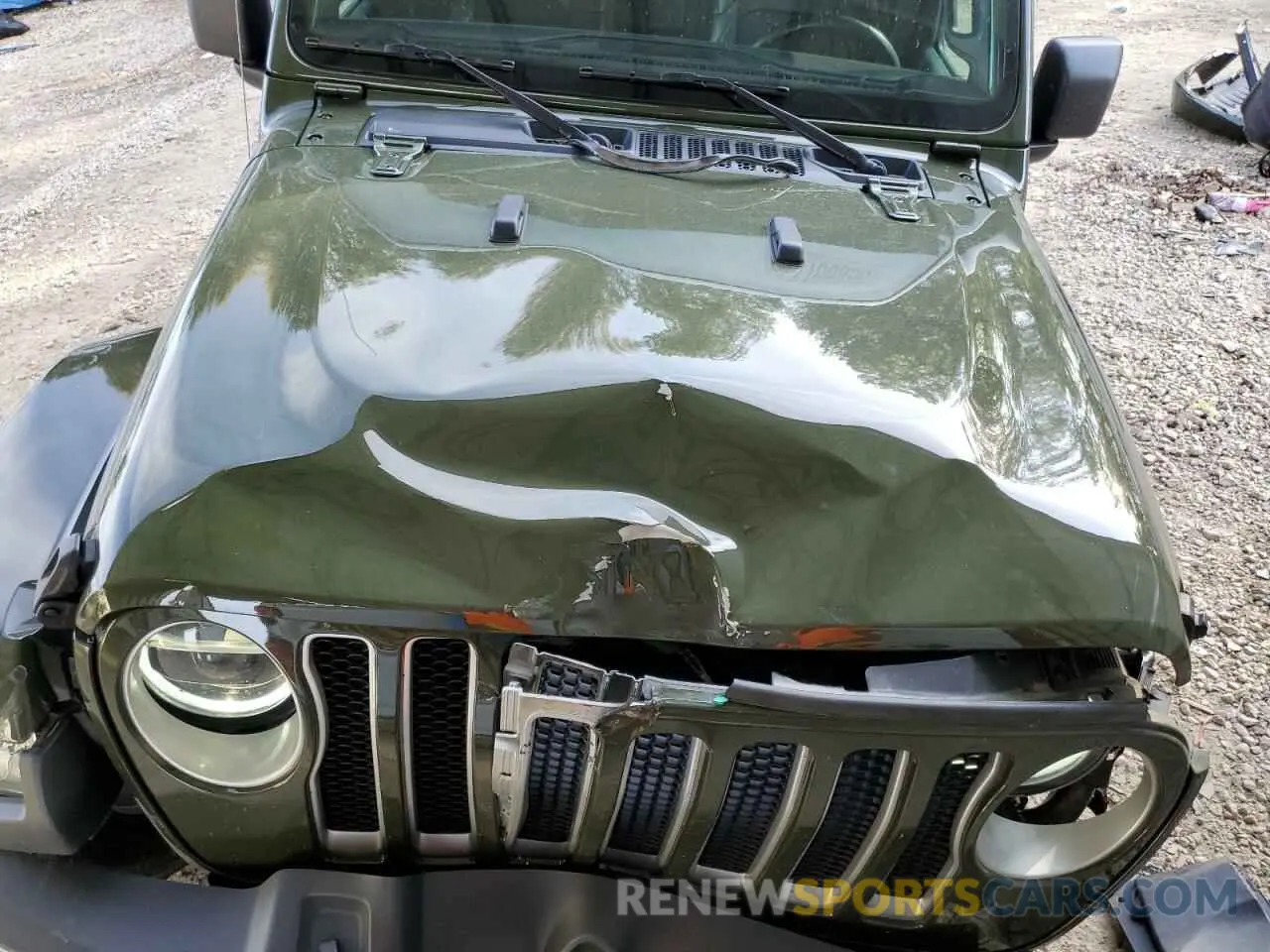 11 fotografías del automóvil dañado 1C4HJXEG0MW768062 JEEP WRANGLER 2021
