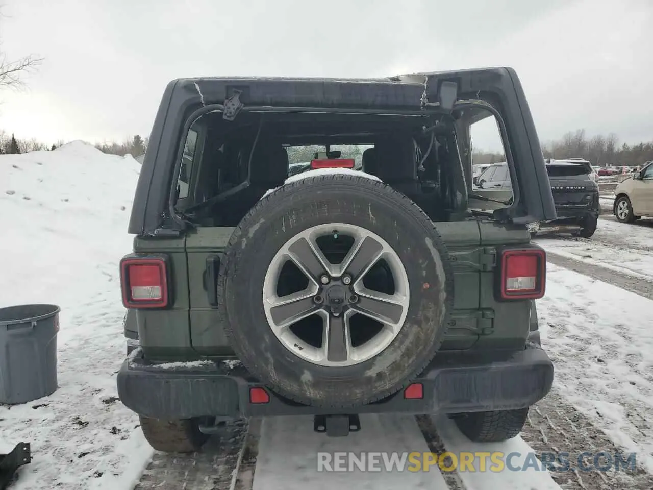 6 fotografías del automóvil dañado 1C4HJXEG2MW823594 JEEP WRANGLER 2021