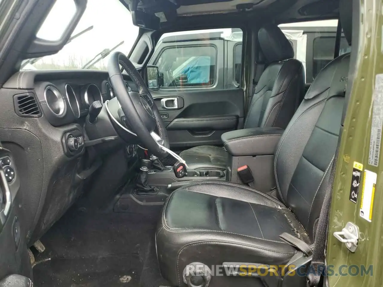 7 fotografías del automóvil dañado 1C4HJXEG2MW823594 JEEP WRANGLER 2021