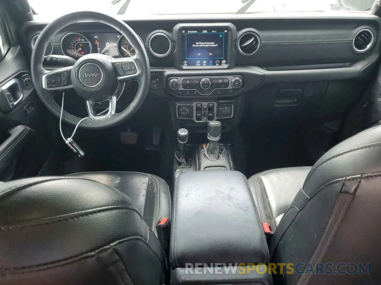 8 fotografías del automóvil dañado 1C4HJXEG2MW823594 JEEP WRANGLER 2021