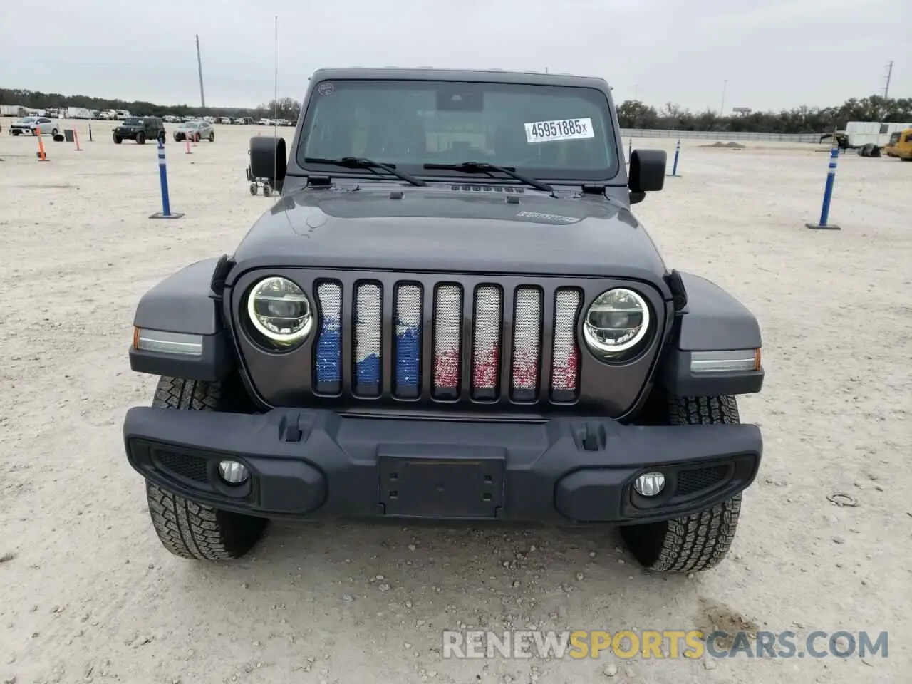 5 fotografías del automóvil dañado 1C4HJXEG8MW568448 JEEP WRANGLER 2021