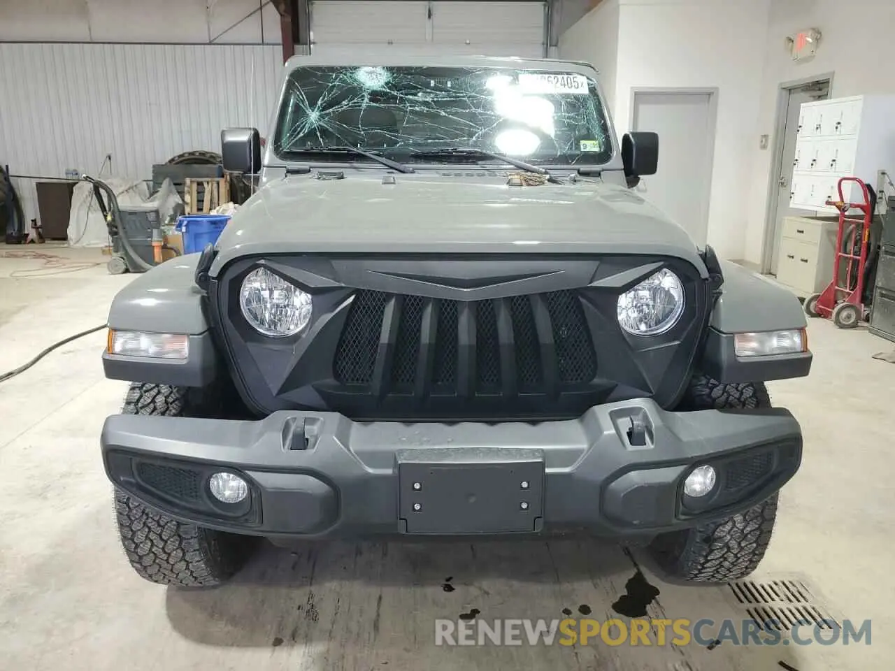 5 fotografías del automóvil dañado 1C4HJXEGXMW626799 JEEP WRANGLER 2021