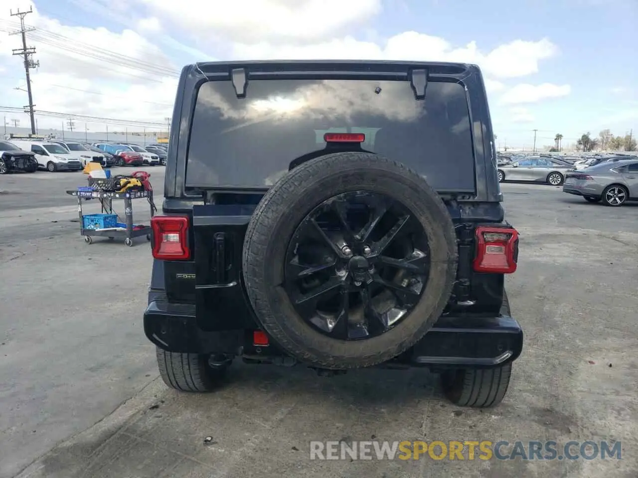 6 fotografías del automóvil dañado 1C4HJXEM0MW669053 JEEP WRANGLER 2021