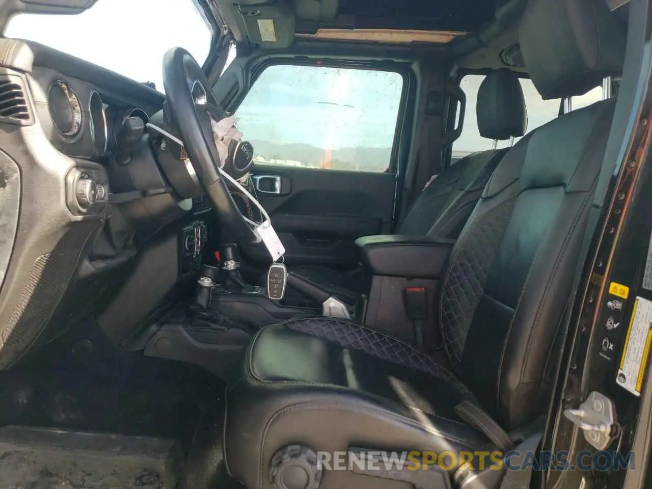7 fotografías del automóvil dañado 1C4HJXEM0MW669053 JEEP WRANGLER 2021