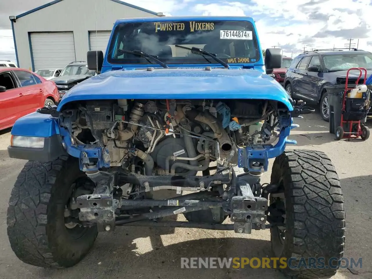 5 fotografías del automóvil dañado 1C4HJXEM3MW770622 JEEP WRANGLER 2021