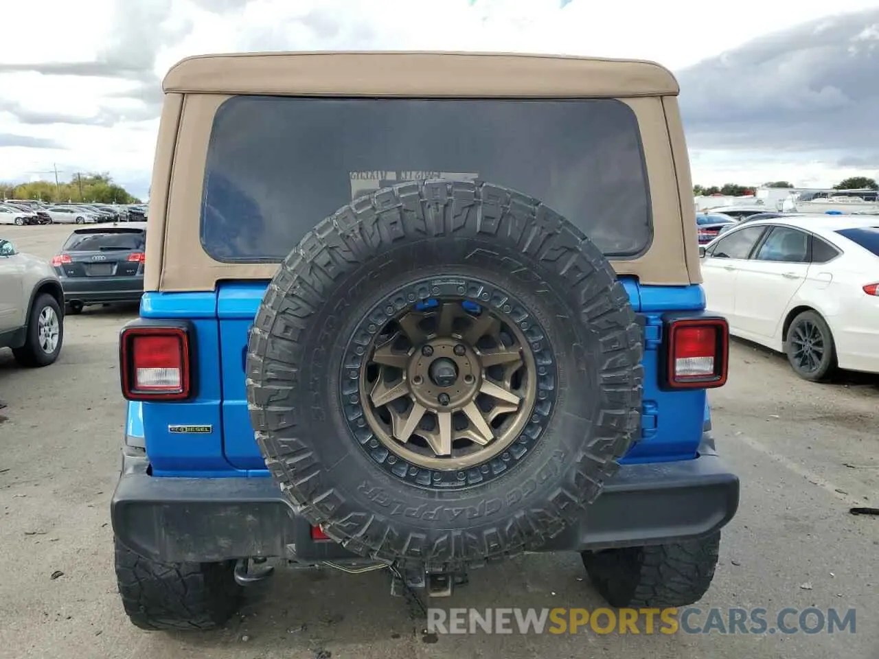 6 fotografías del automóvil dañado 1C4HJXEM3MW770622 JEEP WRANGLER 2021