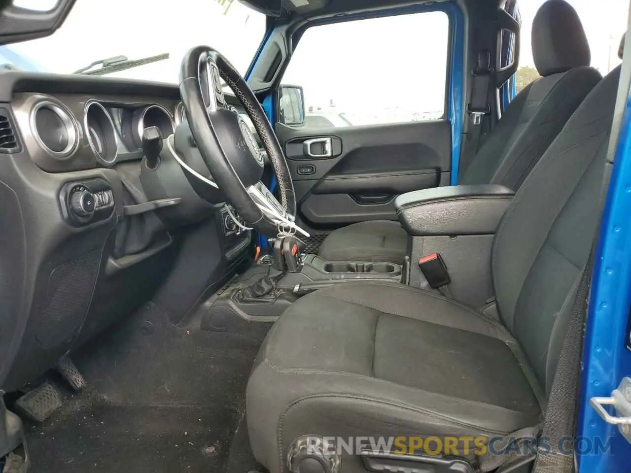 7 fotografías del automóvil dañado 1C4HJXEM3MW770622 JEEP WRANGLER 2021