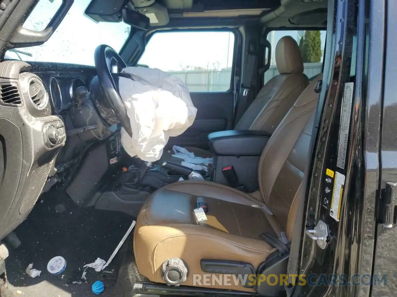 7 fotografías del automóvil dañado 1C4HJXEN0MW521302 JEEP WRANGLER 2021