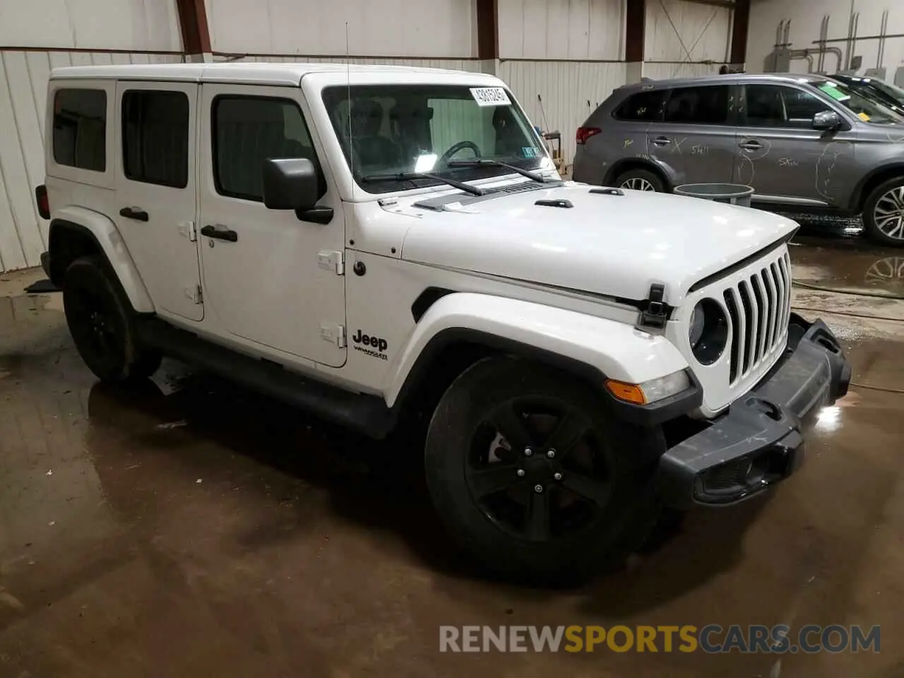 4 fotografías del automóvil dañado 1C4HJXEN1MW669300 JEEP WRANGLER 2021