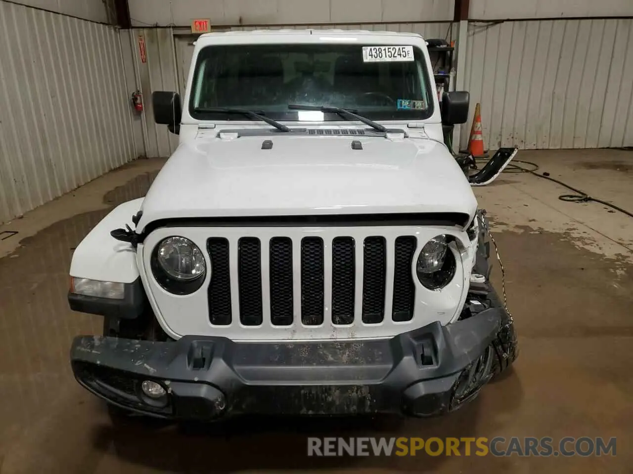 5 fotografías del automóvil dañado 1C4HJXEN1MW669300 JEEP WRANGLER 2021