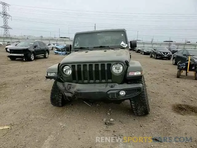 10 fotografías del automóvil dañado 1C4HJXEN3MW668178 JEEP WRANGLER 2021