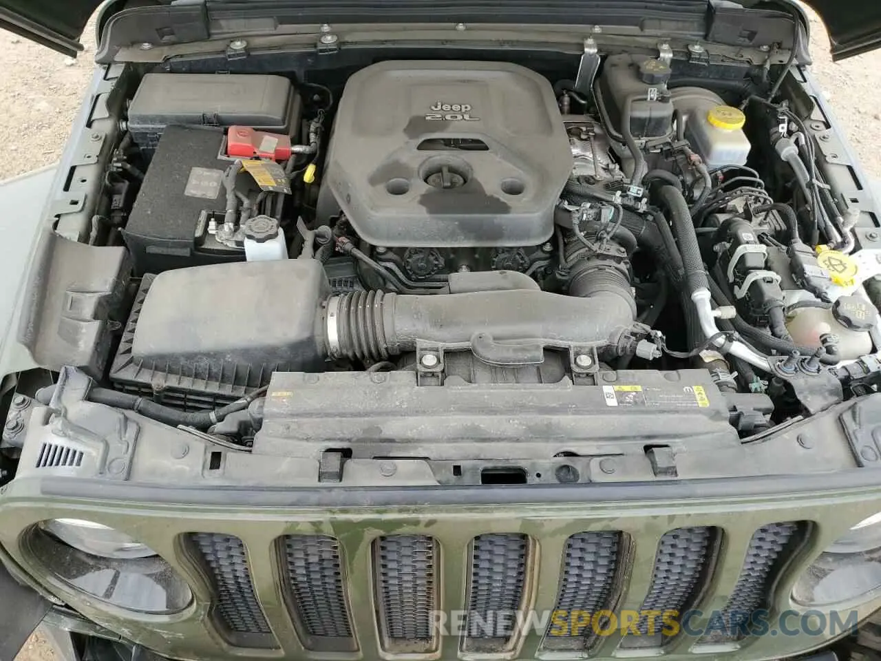 12 fotografías del automóvil dañado 1C4HJXEN3MW668178 JEEP WRANGLER 2021