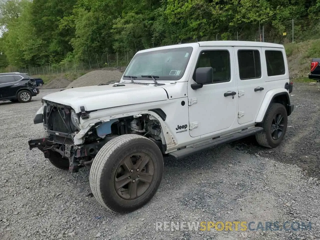 1 fotografías del automóvil dañado 1C4HJXEN7MW563272 JEEP WRANGLER 2021