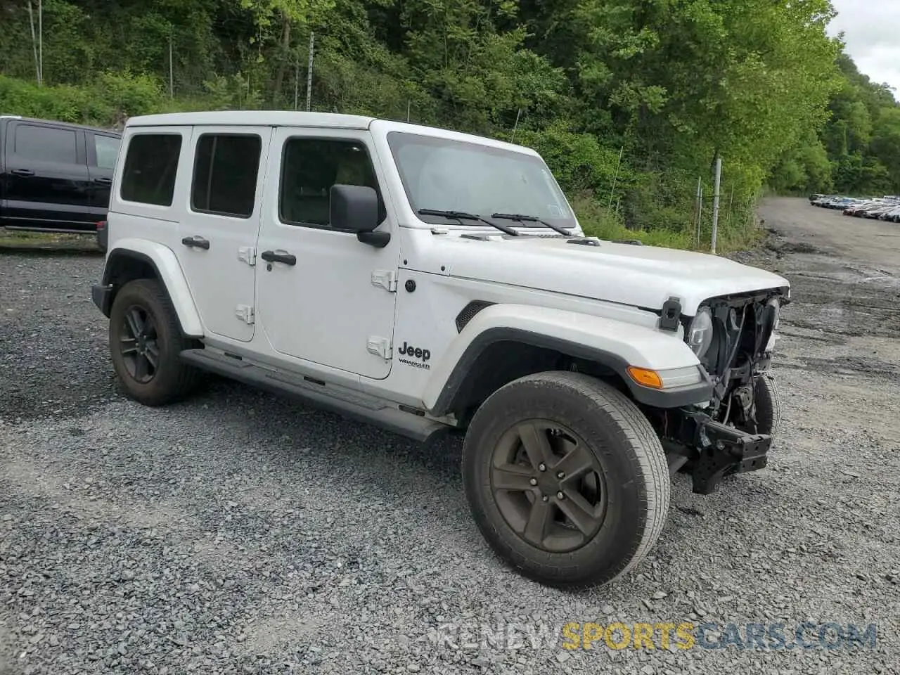 4 fotografías del automóvil dañado 1C4HJXEN7MW563272 JEEP WRANGLER 2021