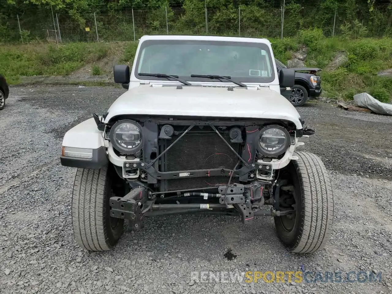 5 fotografías del automóvil dañado 1C4HJXEN7MW563272 JEEP WRANGLER 2021