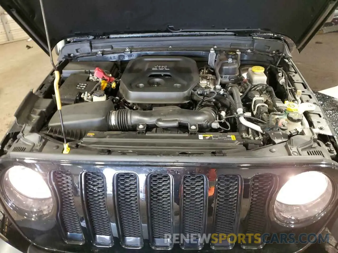 12 fotografías del automóvil dañado 1C4HJXEN8MW772617 JEEP WRANGLER 2021