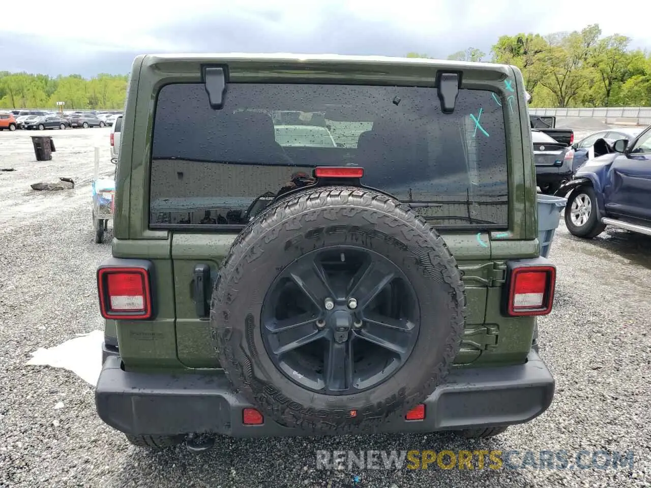 6 fotografías del automóvil dañado 1C4HJXEN8MW794195 JEEP WRANGLER 2021