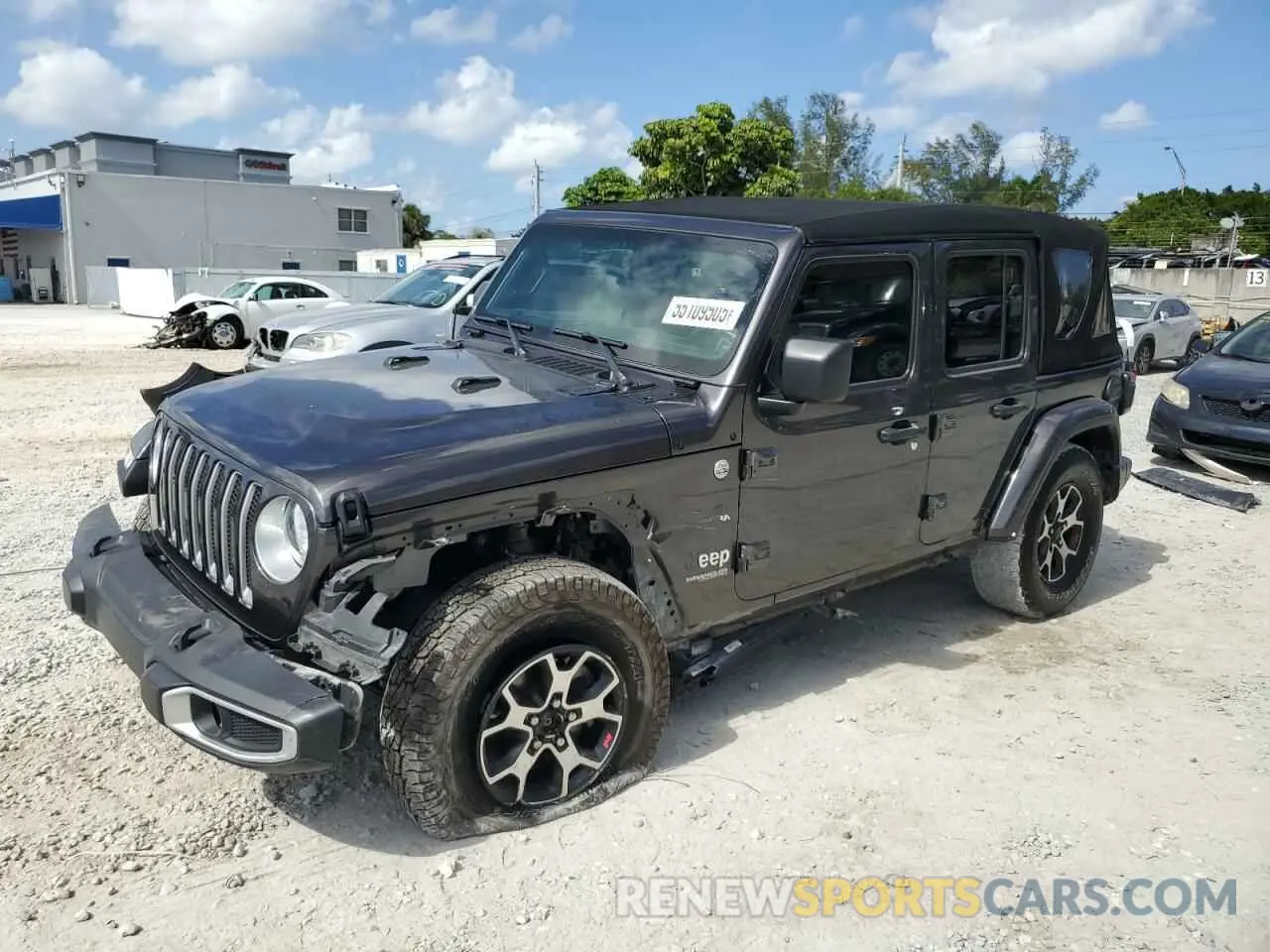 1 fotografías del automóvil dañado 1C4HJXEN9MW574788 JEEP WRANGLER 2021