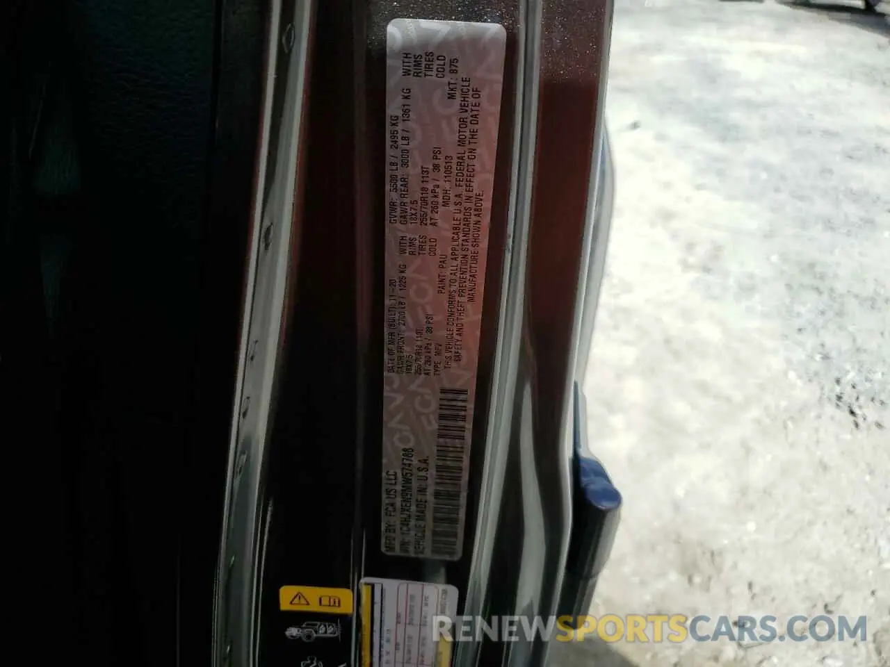 12 fotografías del automóvil dañado 1C4HJXEN9MW574788 JEEP WRANGLER 2021