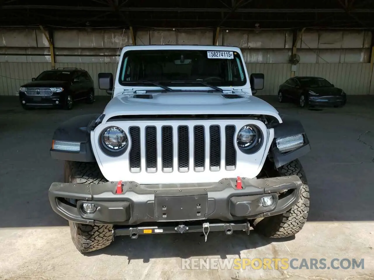 5 fotografías del automóvil dañado 1C4HJXFG1MW637740 JEEP WRANGLER 2021