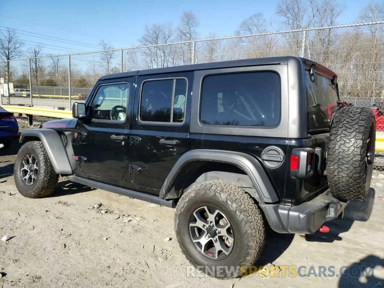 2 fotografías del automóvil dañado 1C4HJXFGXMW580776 JEEP WRANGLER 2021