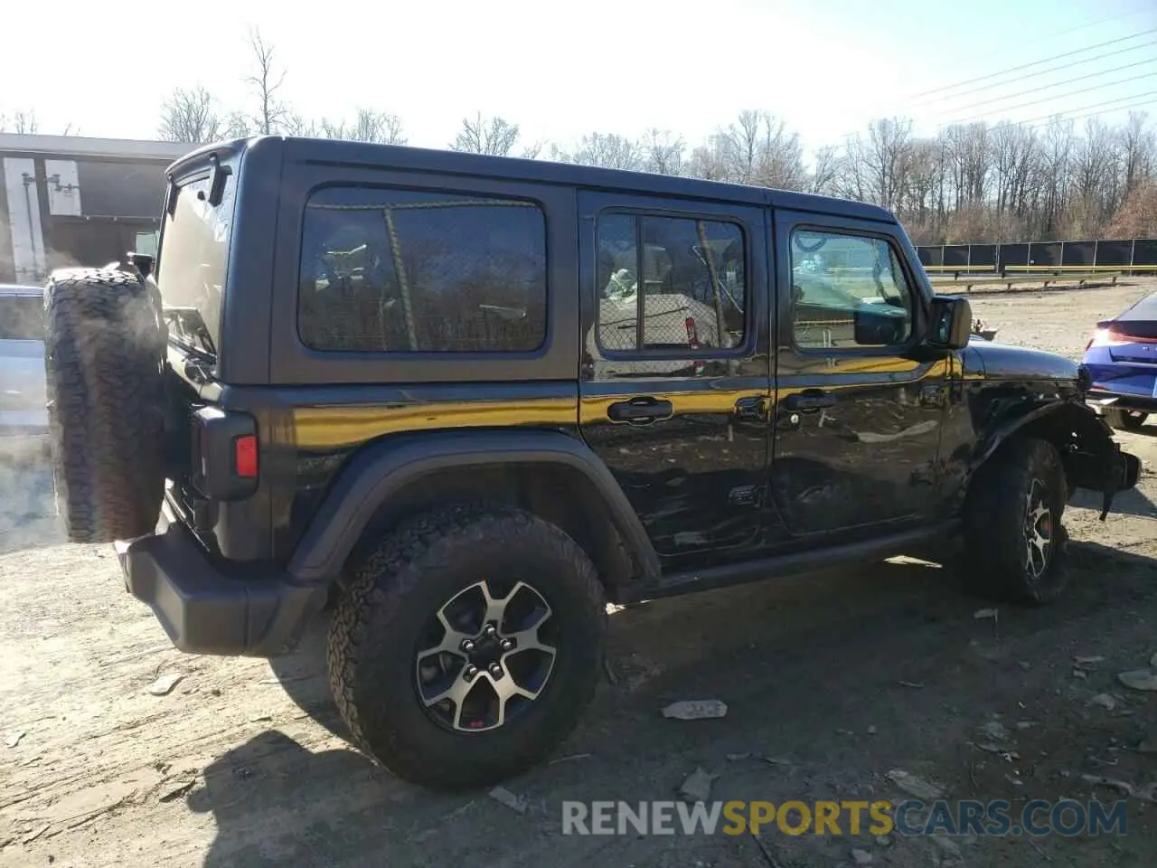 3 fotografías del automóvil dañado 1C4HJXFGXMW580776 JEEP WRANGLER 2021