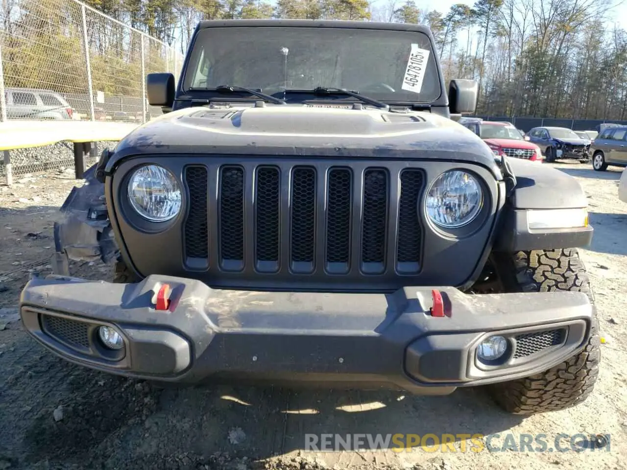 5 fotografías del automóvil dañado 1C4HJXFGXMW580776 JEEP WRANGLER 2021