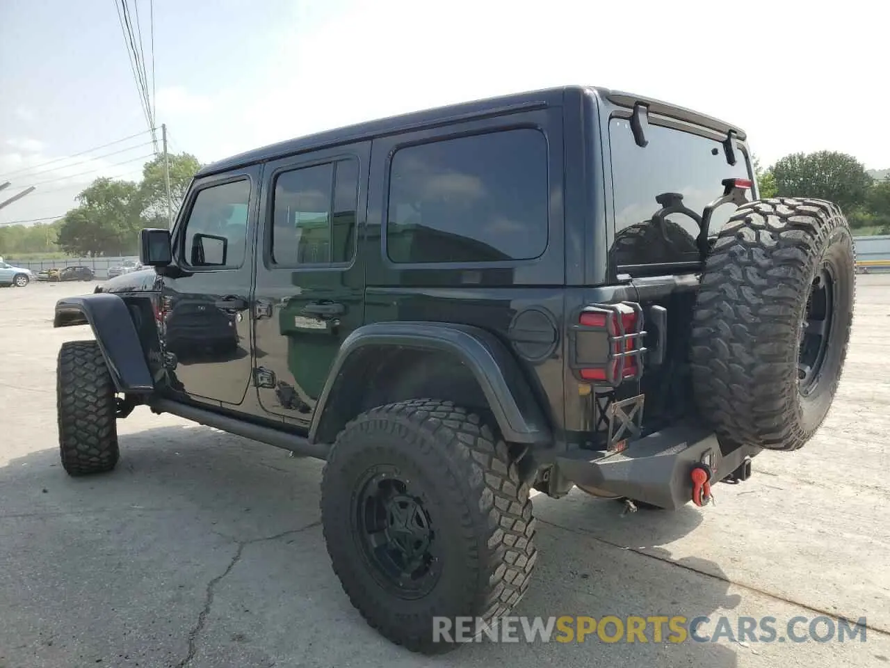 2 fotografías del automóvil dañado 1C4HJXFN4MW695887 JEEP WRANGLER 2021
