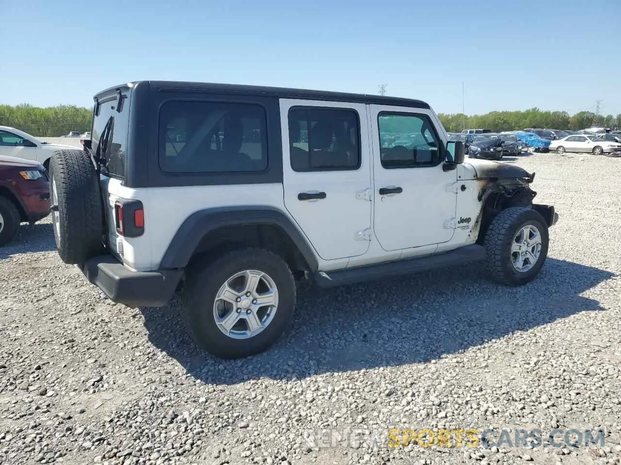 3 fotografías del automóvil dañado 1C4HJXKN0MW658440 JEEP WRANGLER 2021