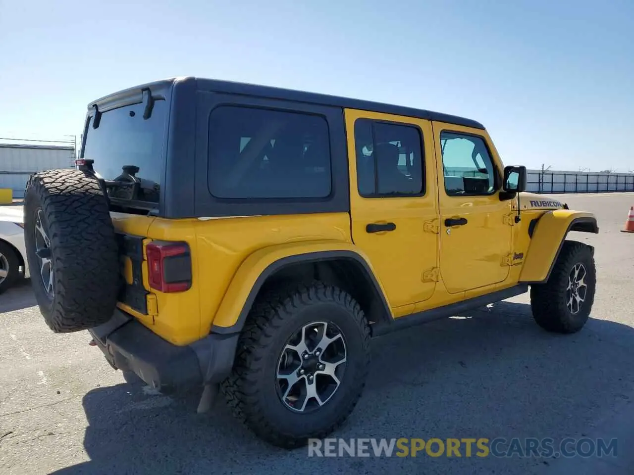 3 fotografías del automóvil dañado 1C4JJXFM3MW562661 JEEP WRANGLER 2021