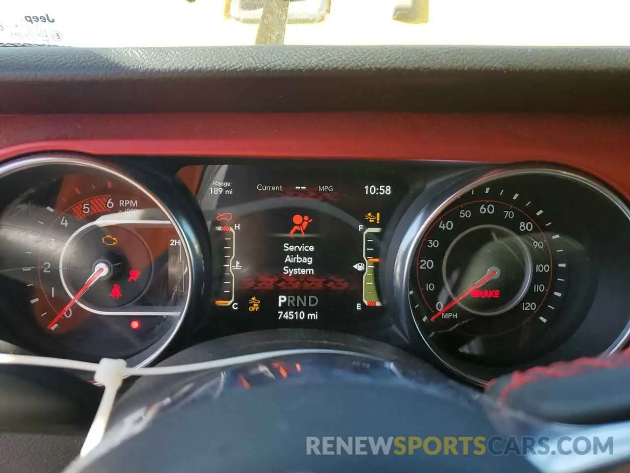 9 fotografías del automóvil dañado 1C4JJXFM3MW562661 JEEP WRANGLER 2021