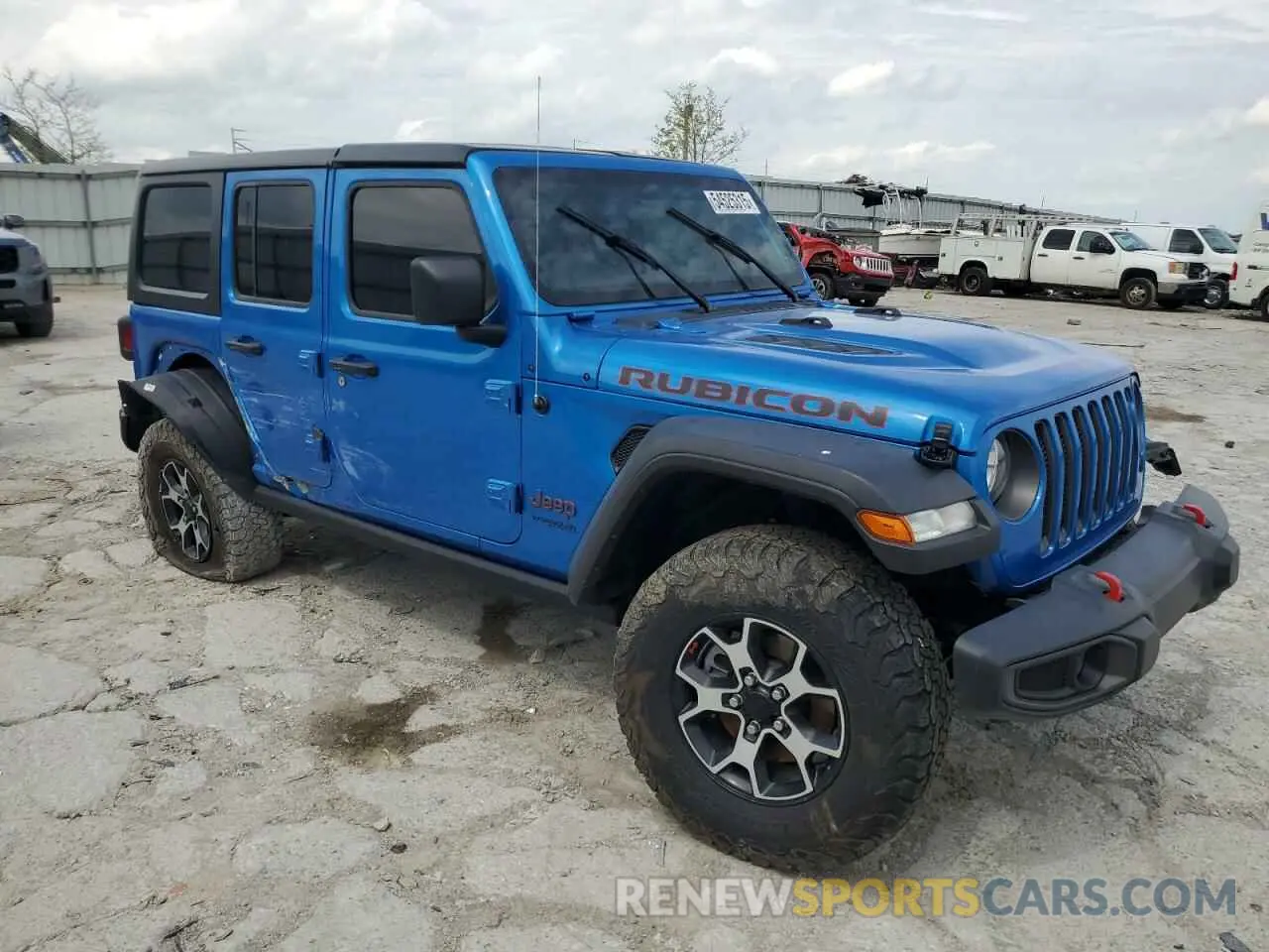 4 fotografías del automóvil dañado 1C4JJXFM7MW794325 JEEP WRANGLER 2021