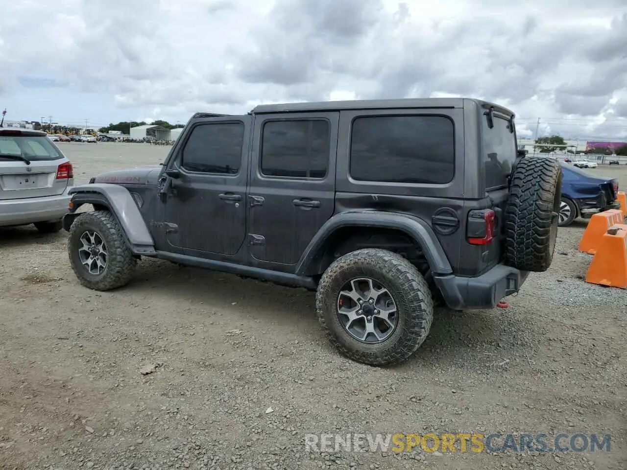 2 fotografías del automóvil dañado 1C4JJXFMXMW536204 JEEP WRANGLER 2021